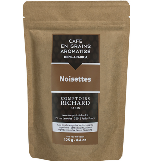 Café Aromatisé Noisettes Grains 125g