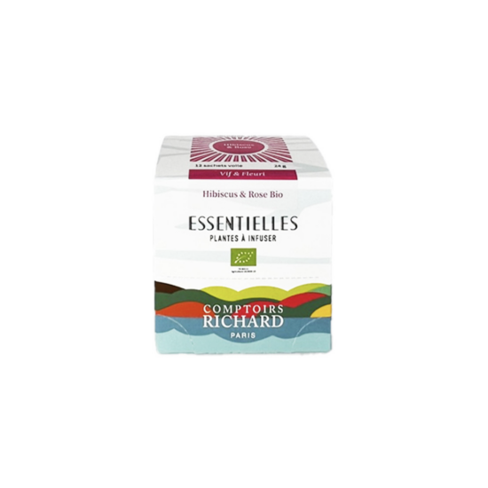 Infusion Essentielles Hibiscus & Rose x12