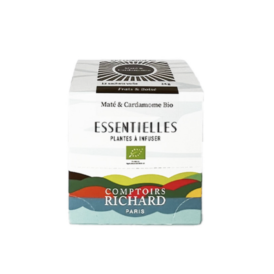 Infusion Essentielles Maté & Cardamone Bio x12
