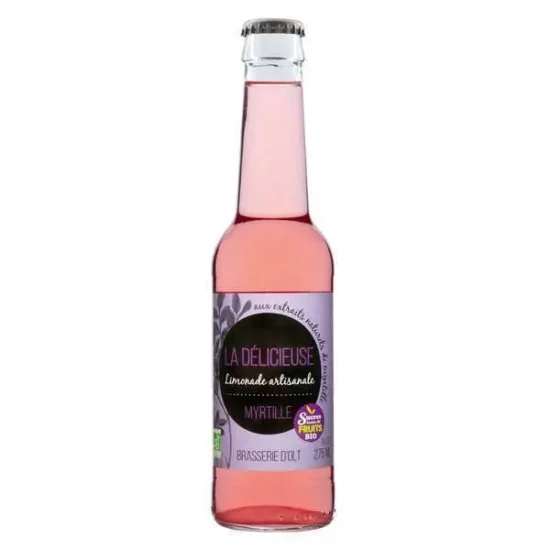 Limonade La Délicieuse Myrtille Bio 27,5 cl