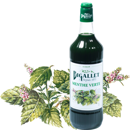 Sirop de Menthe Verte 1L