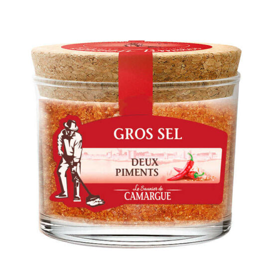 Sel de Camargue aromatisé aux deux piments 190g