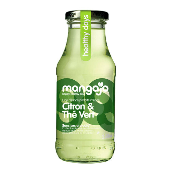 Mangajo Citron et Thé Vert - Rafraîchissement détox 25cL