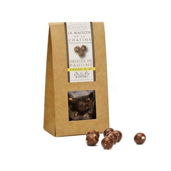 Les Délices de Pauline - Billes de chocolat au lait croustillantes 100g