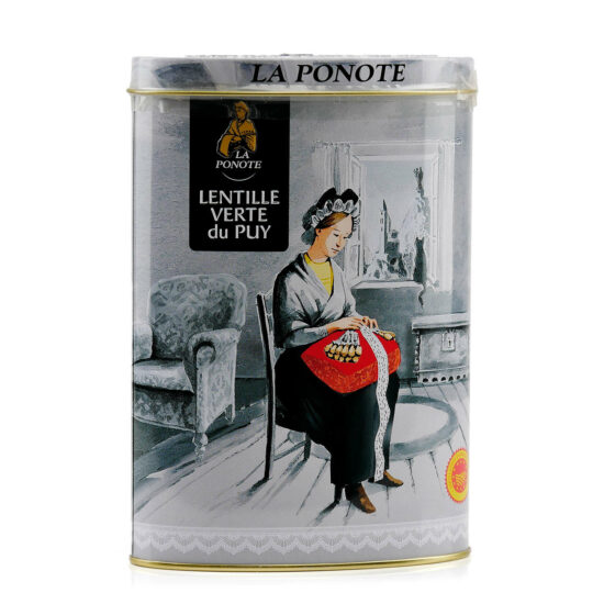 Lentilles vertes du Puy AOP - Boîte métallique 500g