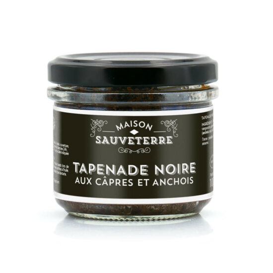 Tapenade noire aux câpres & anchois 100g