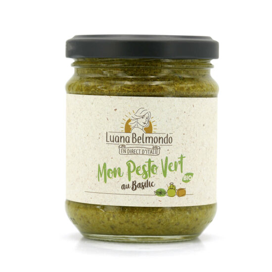 Pesto Vert au basilic Bio 180g