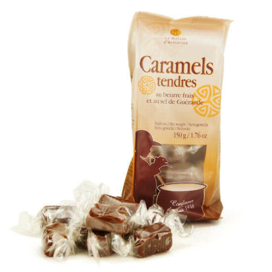 Caramels au beurre salé et au sel de Guérande 150g