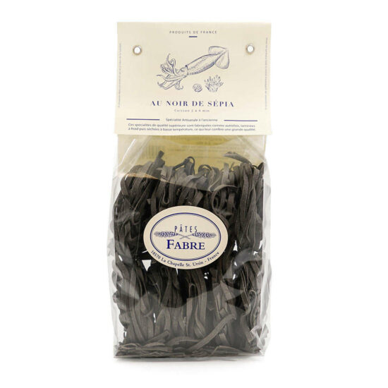 Tagliatelles au noir de sépia 250g