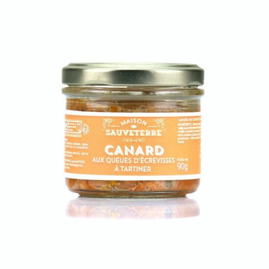 Canard aux queues d'écrevisses à tartiner 90g