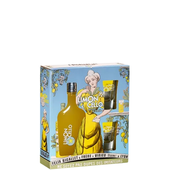 Coffret Limoncello avec Verres