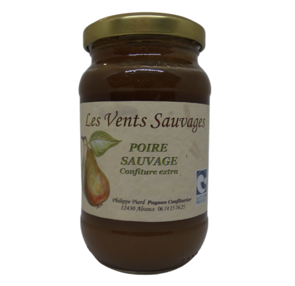 Confiture de poire sauvage Bio 300g