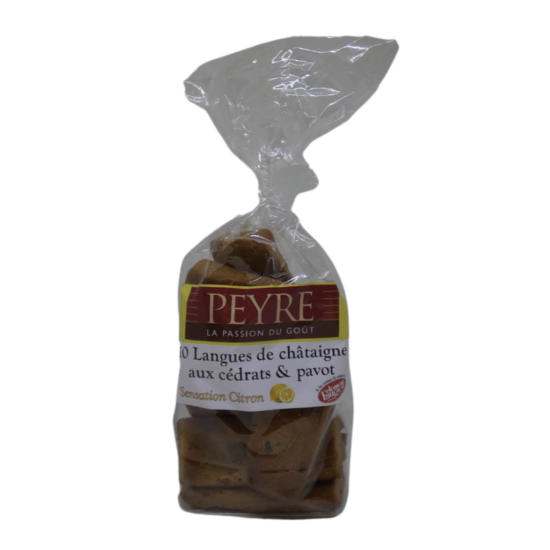 10 Langues de Châtaigne Sensation Citron 100g