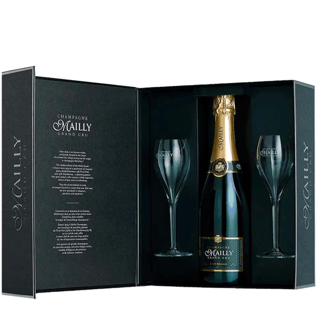 Mailly Coffret Reserve + 2 flûtes