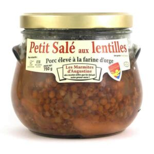 Petit Salé aux Lentilles - Porc élevé à la Farine d'Orge 750g