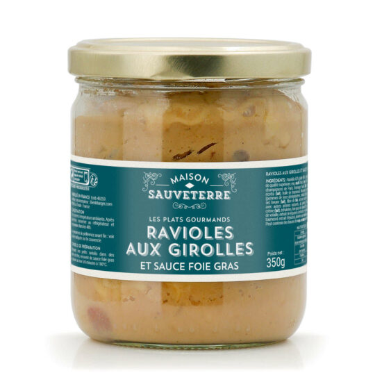 Ravioles aux Girolles et Sauce Foie Gras 350g