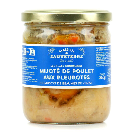 Mijoté de Poulet aux Pleurotes et Muscat de Beaumes de Venise 350g