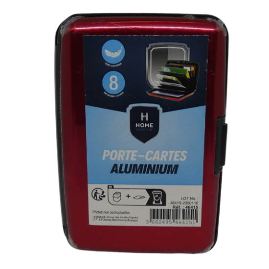 Porte-Cartes Aluminium