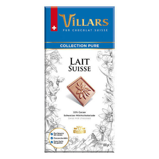 Villars Chocolat Suisse au Lait 100g