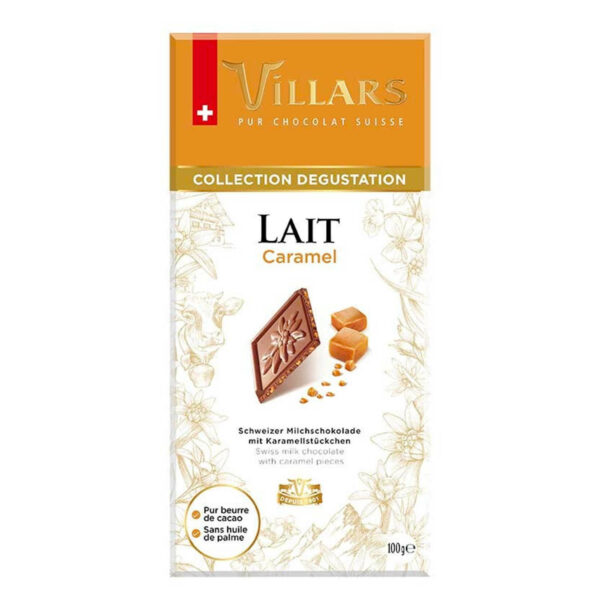 Villars Chocolat au Lait Eclats de Caramel 100g