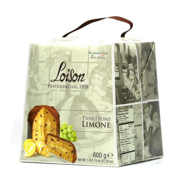 Panettone au Citron Confit et à la Crème de Citron 600g