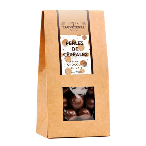 Perles de Céréales Enrobées de Chocolat au Lait 100g