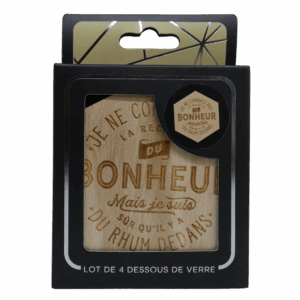 Lot de 4 Dessous de Verre