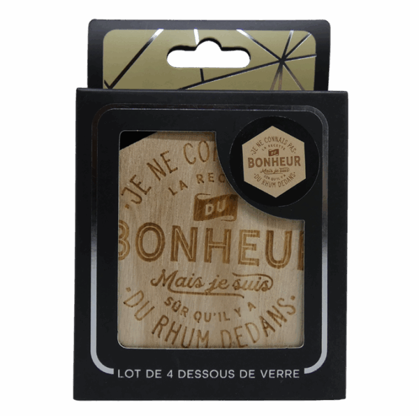 Lot de 4 Dessous de Verre