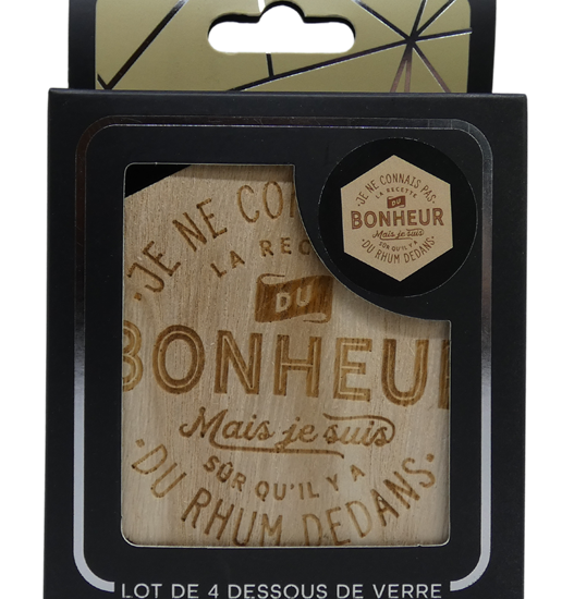 Lot de 4 Dessous de Verre