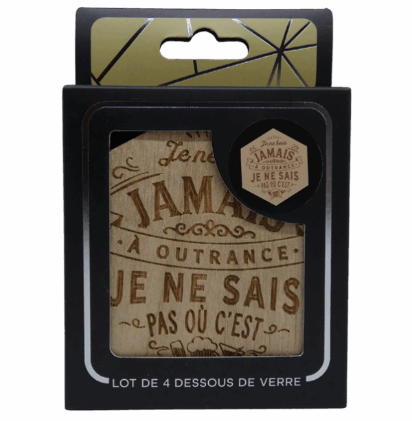 Lot de 4 Dessous de Verre – Image 4