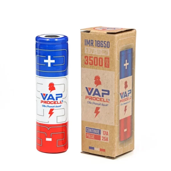 Accu Vap Procell 18650 + boîte