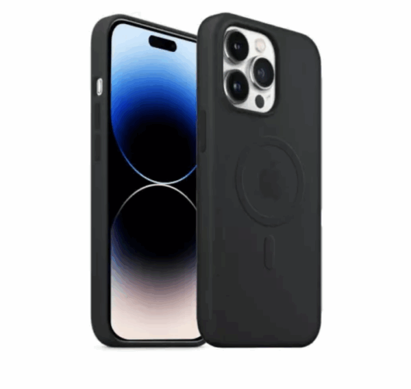 Coque Cuir Noir iPhone 14 Pro
