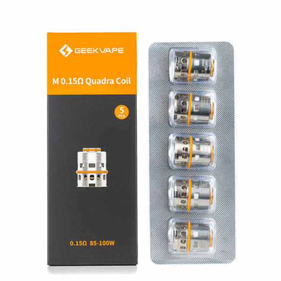GeekVape Résistances M 0.15Ω x5