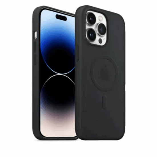 Coque Cuir Noir iPhone 14 Pro