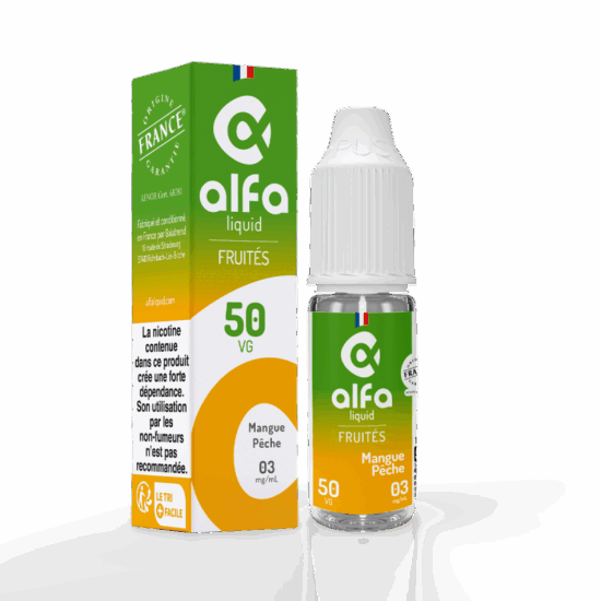 AlfaLiquid Mangue Pêche 10mL