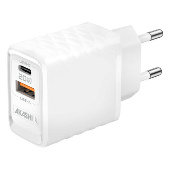 Chargeur Secteur USB/USB-C 20W
