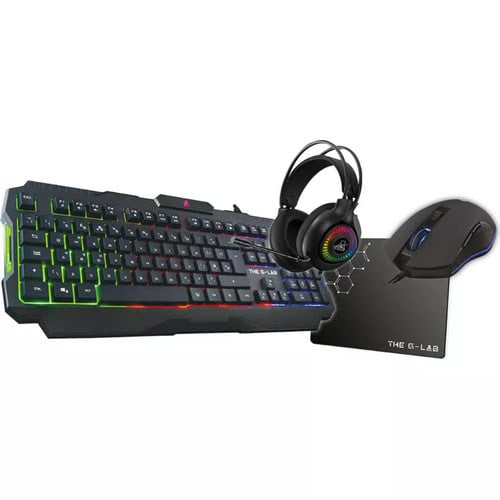 The G-LAB Combo Actinium (Clavier, Souris, Tapis de Souris et Casque)