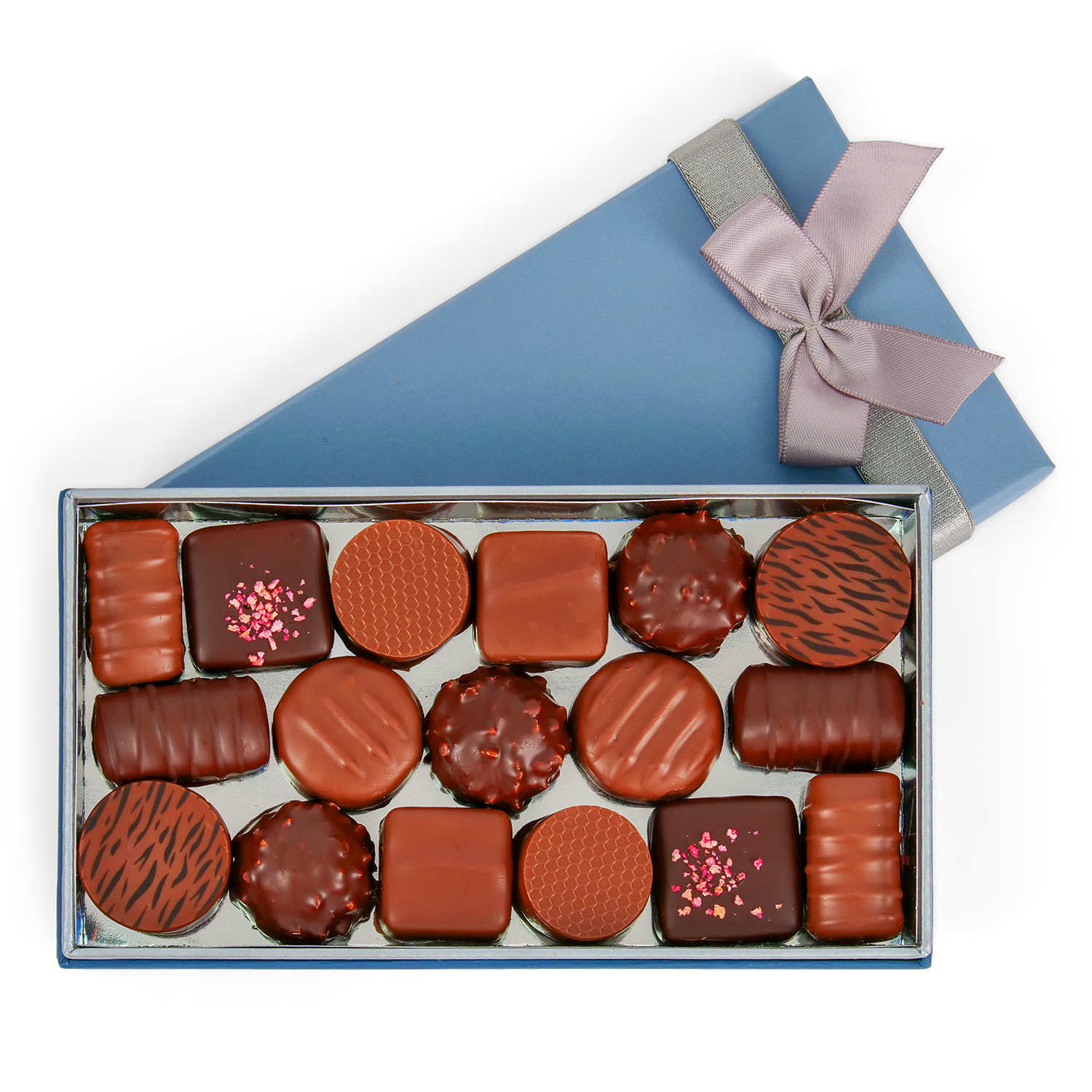 Ballotin Premium de Chocolats Noirs et au Lait 175g