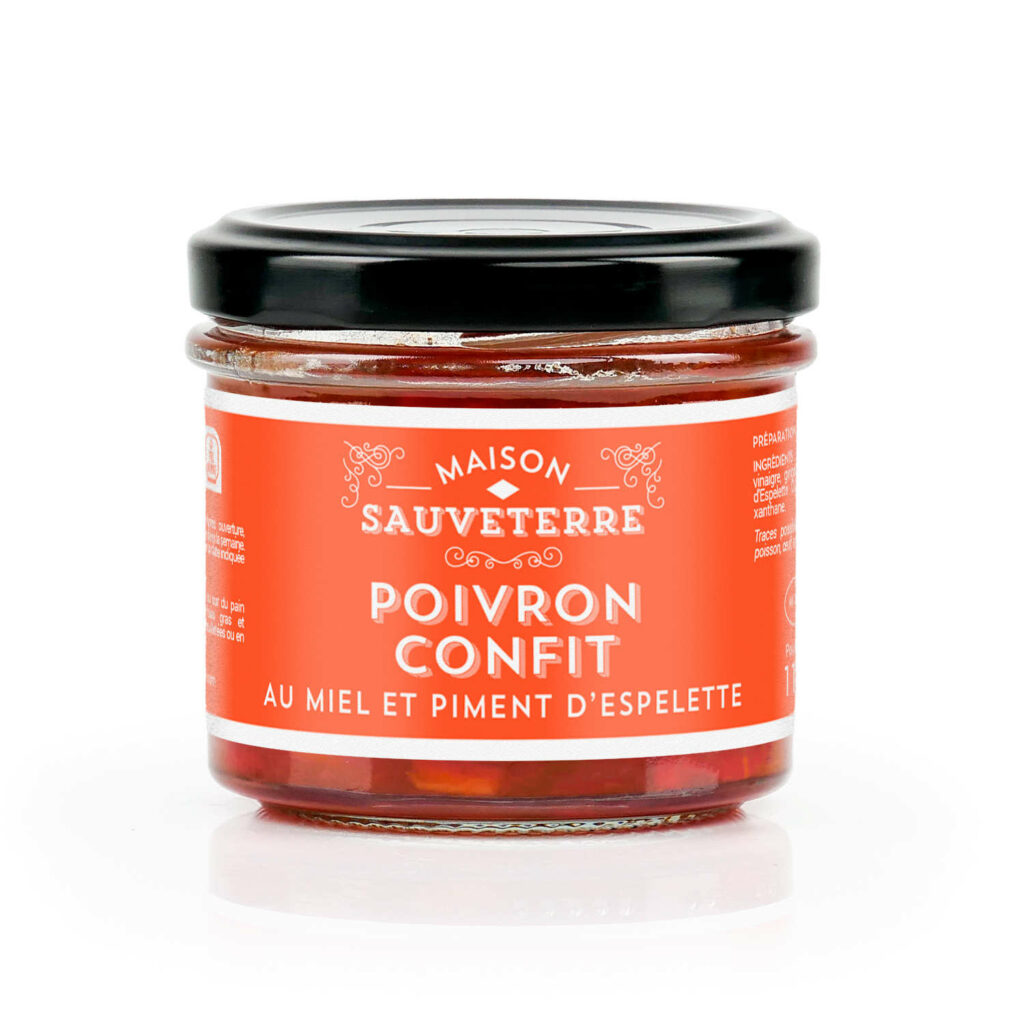 Poivrons Confits au Miel et au Piment d'Espelette Verrine 110g