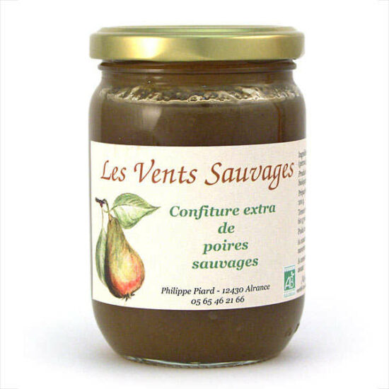 Confiture de Poires Sauvages Bio 300g