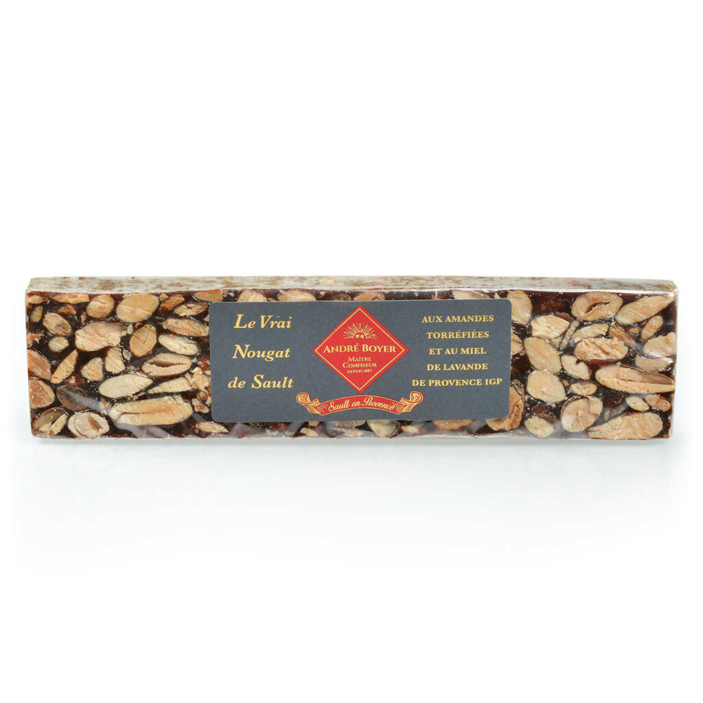 Nougat Noir de Sault Barre 100g