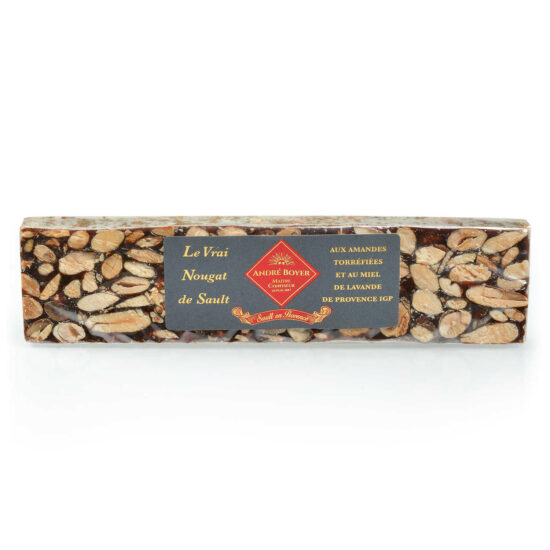 Nougat Noir de Sault Barre 100g
