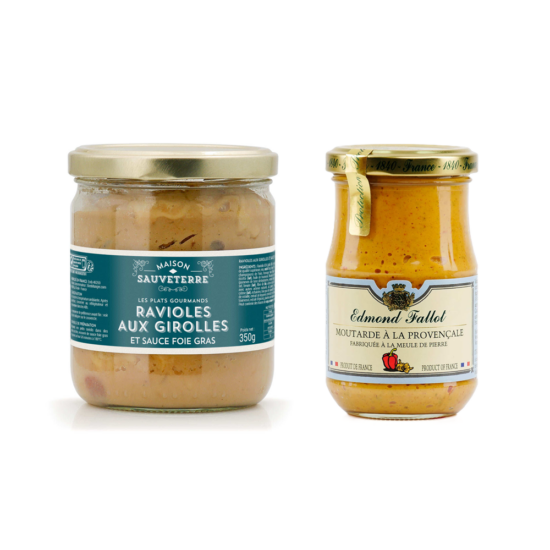 Coffret Ravioles aux Girolles + Moutarde Provençale