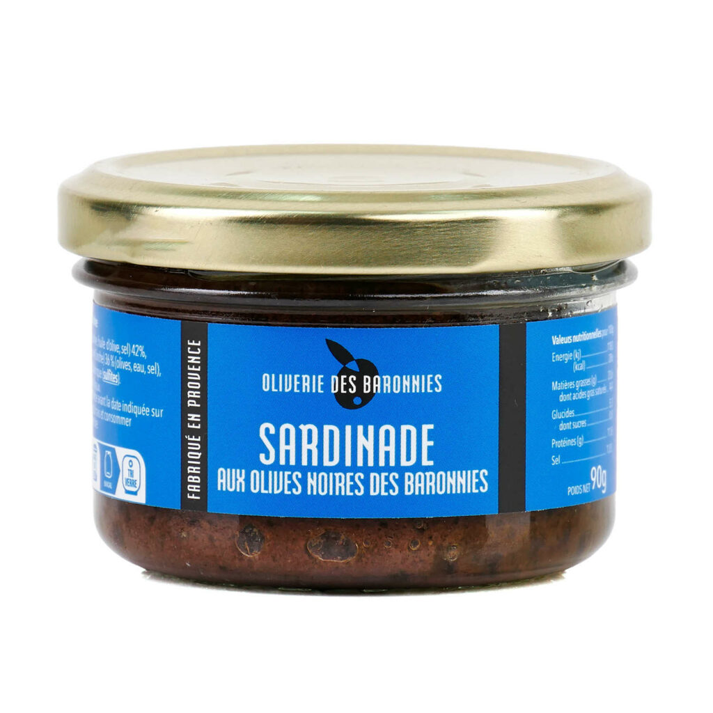Sardinade aux Olives Noires des Baronnies 90g