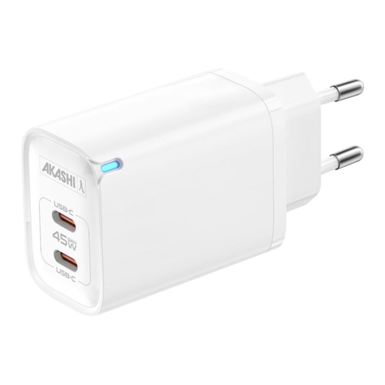 Chargeur Secteur Double USB-C
