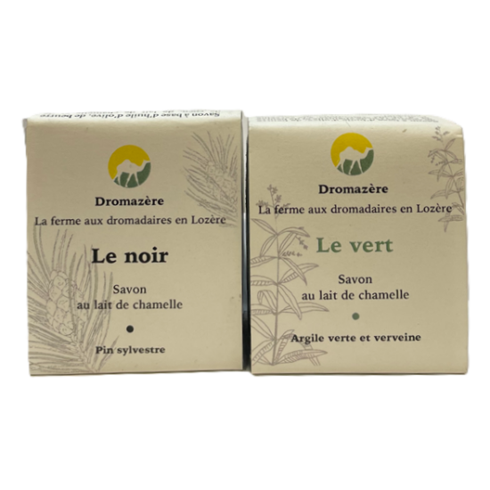 Dromazère x2 - Savon au Lait de Chamelle de Lozère