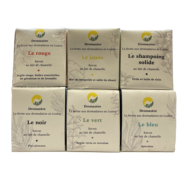 Dromazère x6 - Savon au Lait de Chamelle de Lozère