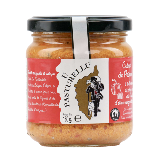 Crème de poivron à la brousse 180g