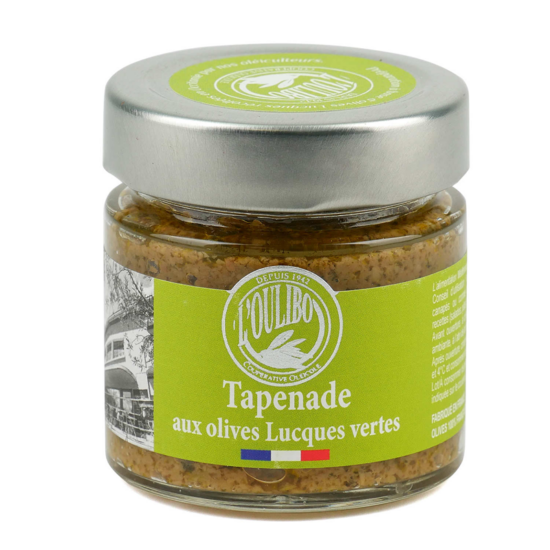 Tapenade verte 100% olives Lucques 100g
