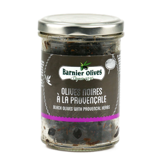 Olives noires à la provençale 125g